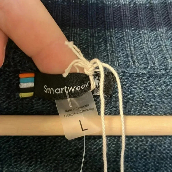 NWT Smartwool merino wool  blend quarter zip sweater - Picture 2 of 5